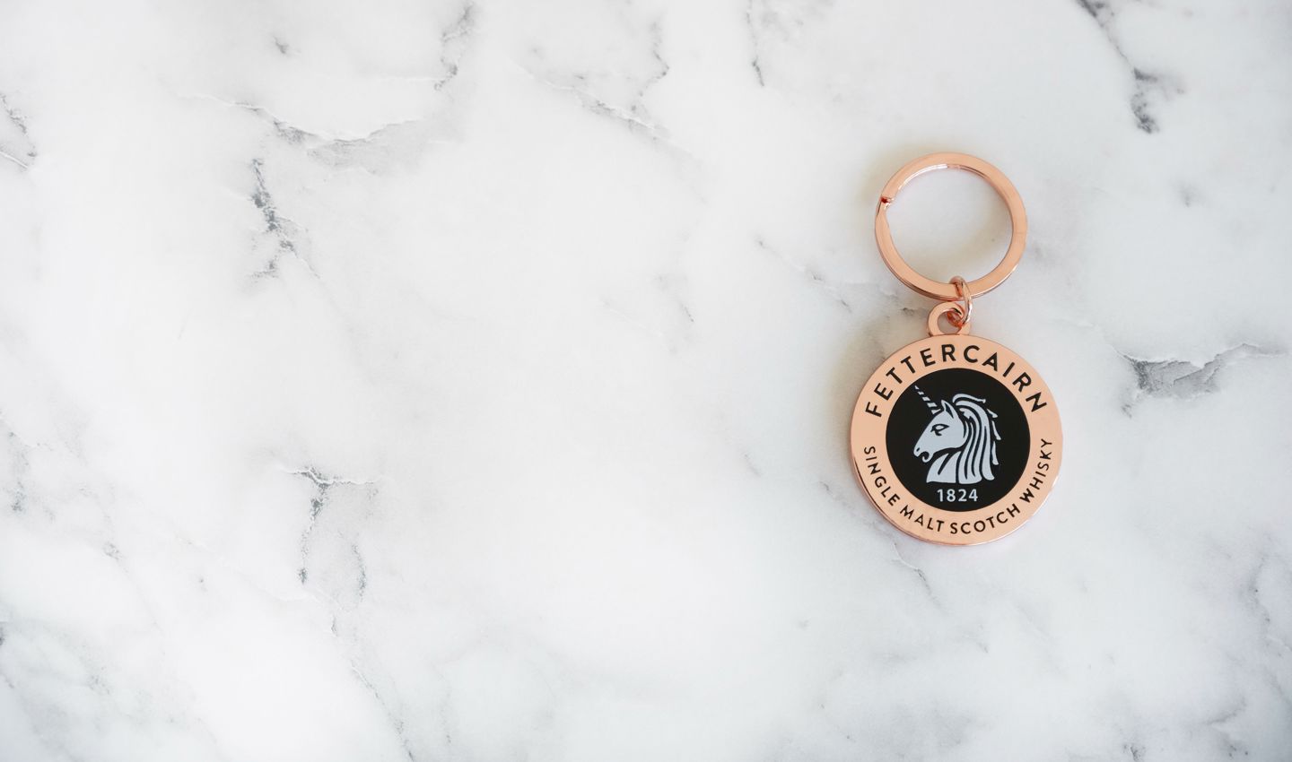 Fettercairn Logo Keyring (1)
